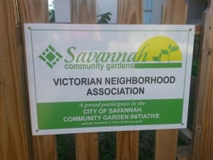 Victorian Garden Sign