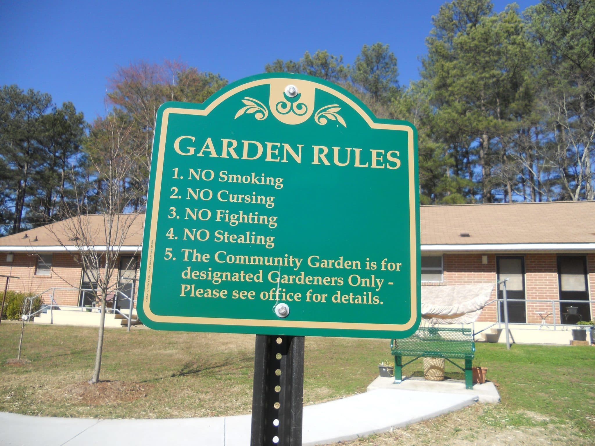 School Garden Signs